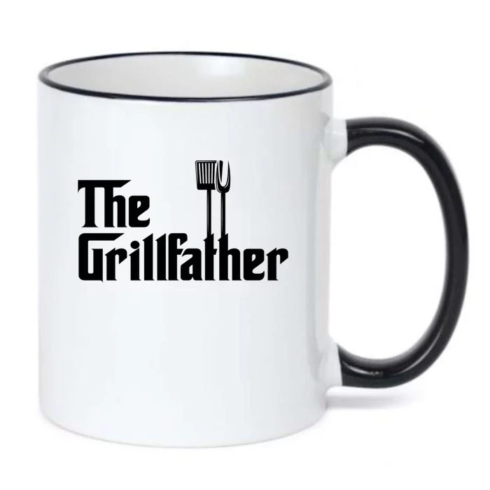 The Grillfather Funny Bbq Grill Chef Gift Black Color Changing Mug