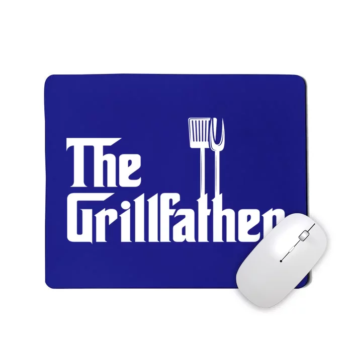 The Grillfather Funny Bbq Grill Chef Gift Mousepad