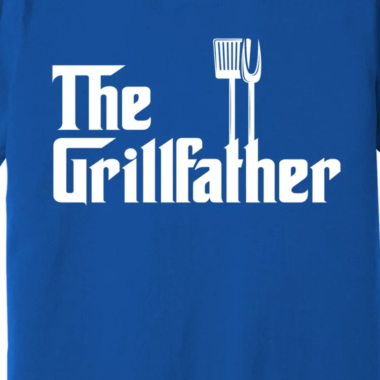 The Grillfather Funny Bbq Grill Chef Gift Premium T-Shirt