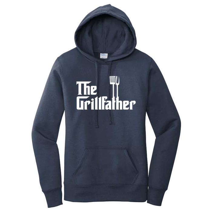 The Grillfather Funny Bbq Grill Chef Gift Women's Pullover Hoodie