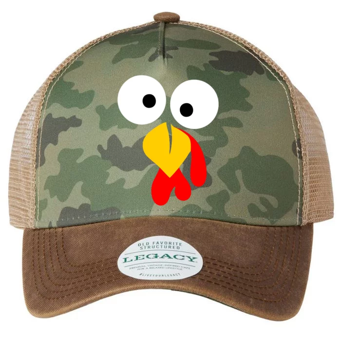 Turkey Gobble Face Costume Legacy Tie Dye Trucker Hat