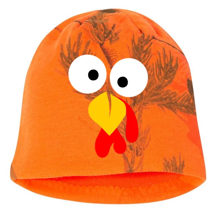 Turkey Gobble Face Costume Kati - Camo Knit Beanie