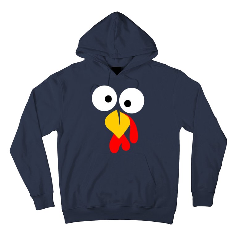 Turkey Gobble Face Costume Hoodie