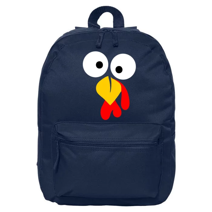 Turkey Gobble Face Costume 16 in Basic Backpack