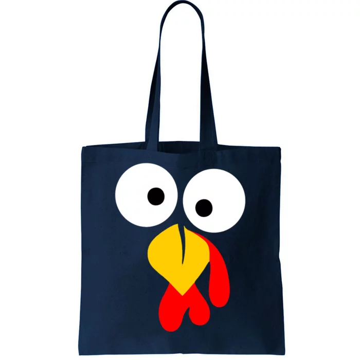 Turkey Gobble Face Costume Tote Bag