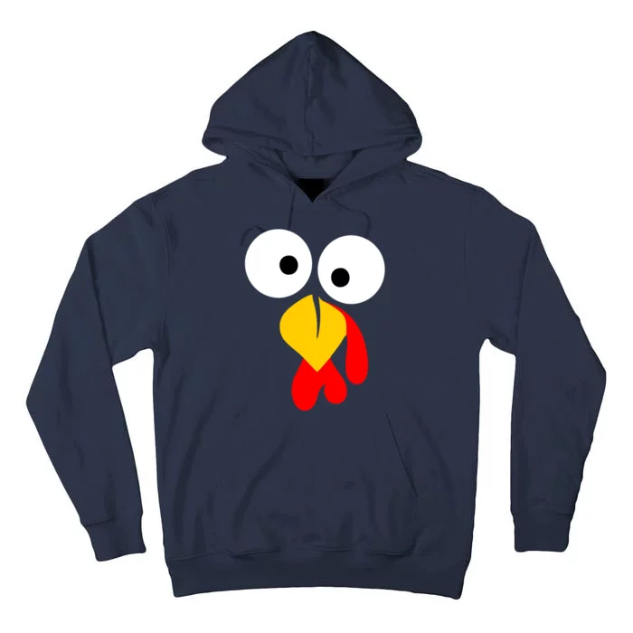 Turkey Gobble Face Costume Tall Hoodie