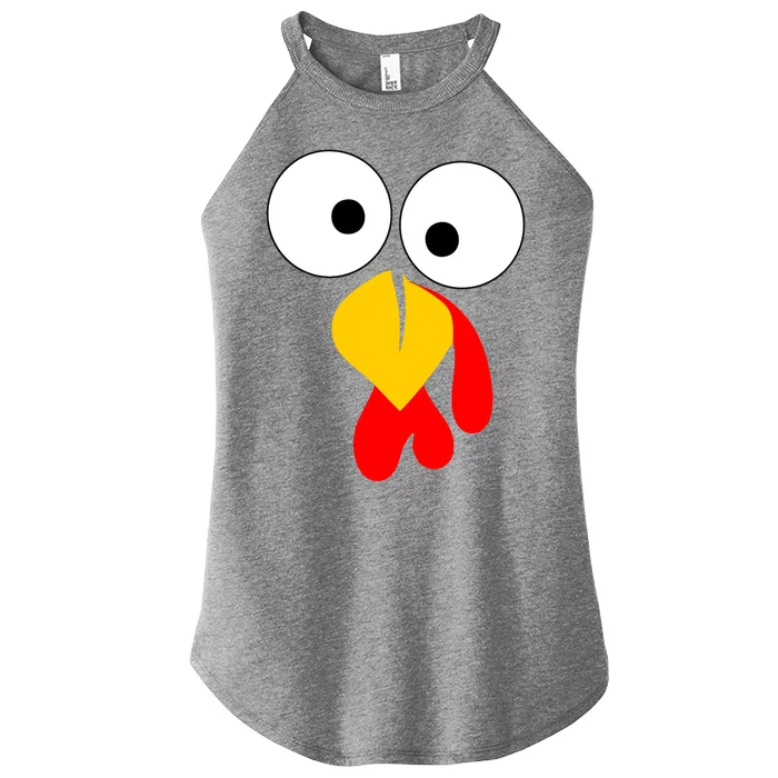 Turkey Gobble Face Costume Women’s Perfect Tri Rocker Tank