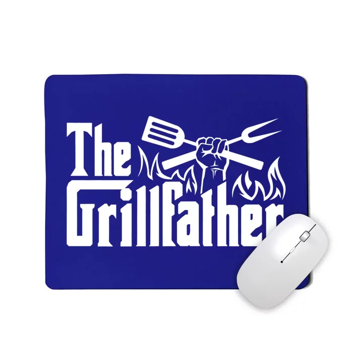 The Grillfather Funny Cool Bbq Grill Chef Gift Mousepad