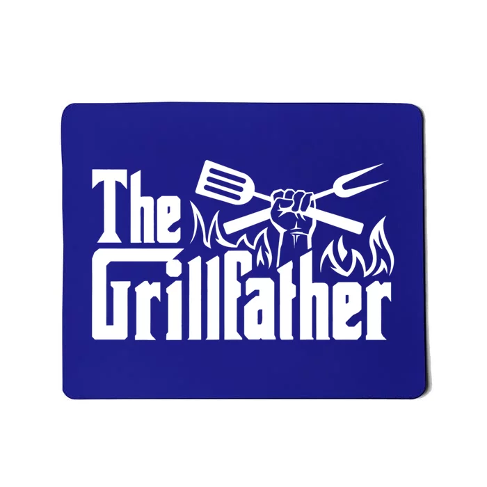 The Grillfather Funny Cool Bbq Grill Chef Gift Mousepad