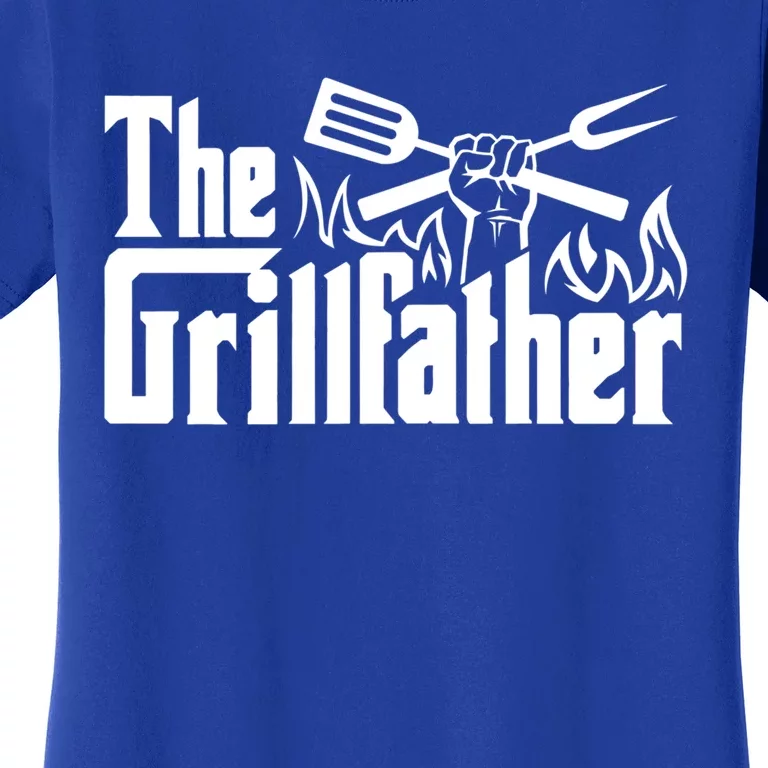 The Grillfather Funny Cool Bbq Grill Chef Gift Women's T-Shirt