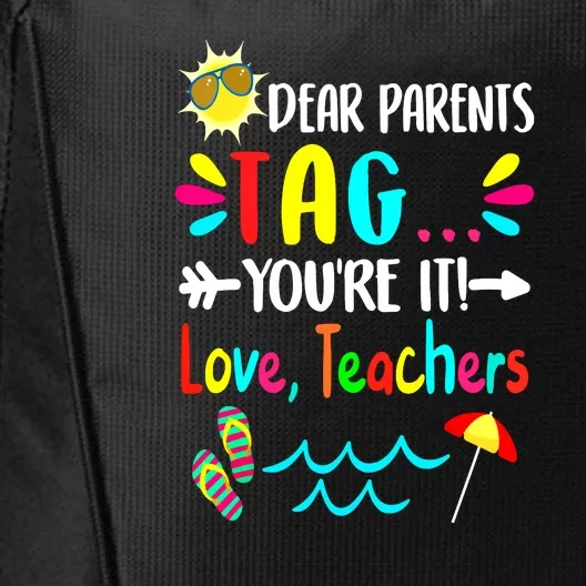 Teacher Gift Funny Last Day Of School City Backpack