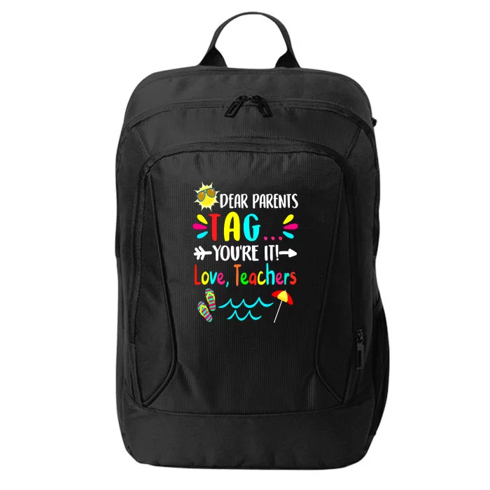 Teacher Gift Funny Last Day Of School City Backpack