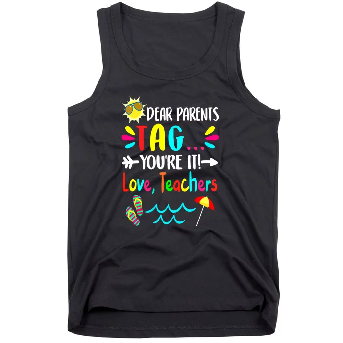 Teacher Gift Funny Last Day Of School Tank Top