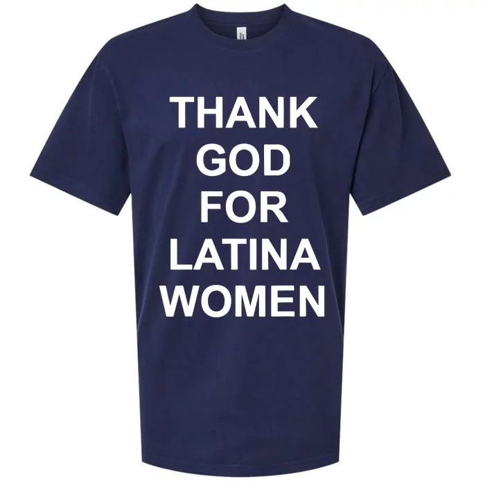 Thank God For Latina Women Power Hispanic Flowers Sueded Cloud Jersey T-Shirt