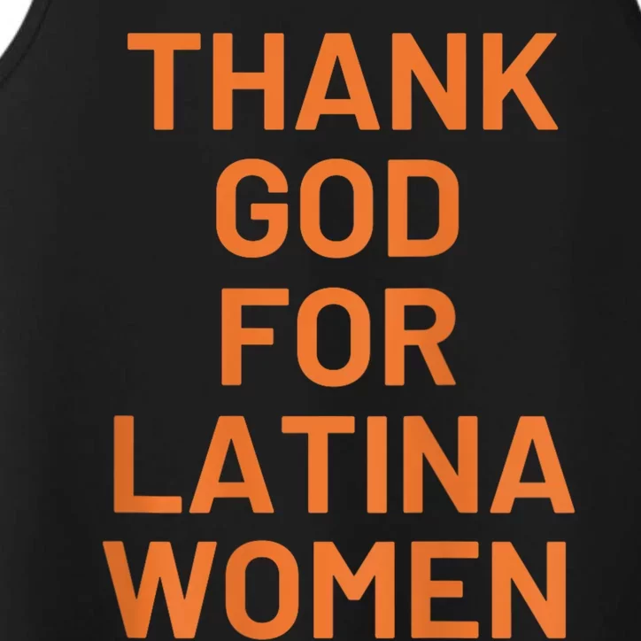 Thank God For Latina Performance Tank