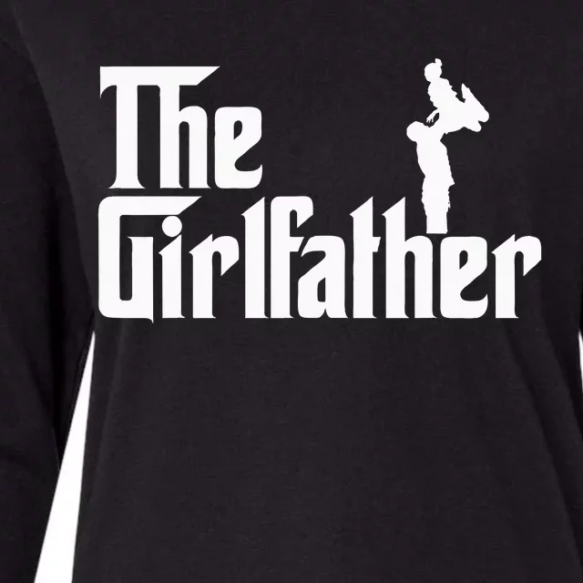 The Girl Father Gift Funny Dad Best FatherS Day Womens Cotton Relaxed Long Sleeve T-Shirt