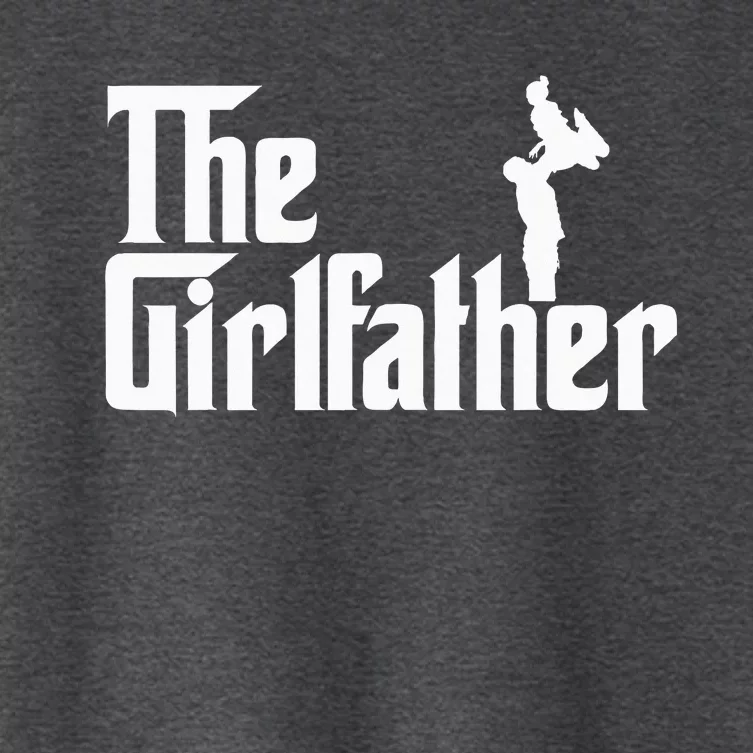 The Girl Father Gift Funny Dad Best FatherS Day Women's Crop Top Tee