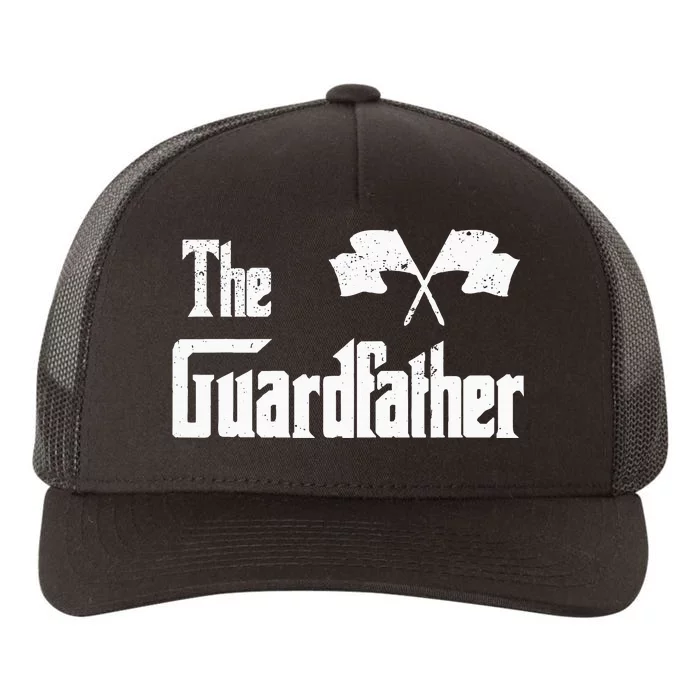 The Guardfather Funny Meme Color Guard Proud Dad Colorguard Yupoong Adult 5-Panel Trucker Hat