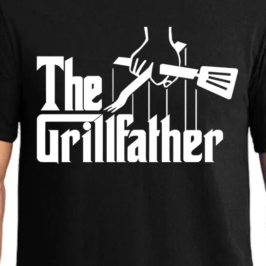 The Grillfather Funny Fathers Day Gift Grandfather Gift Pajama Set