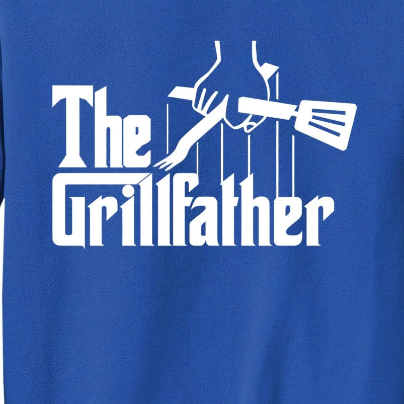 The Grillfather Funny Fathers Day Gift Grandfather Gift Sweatshirt