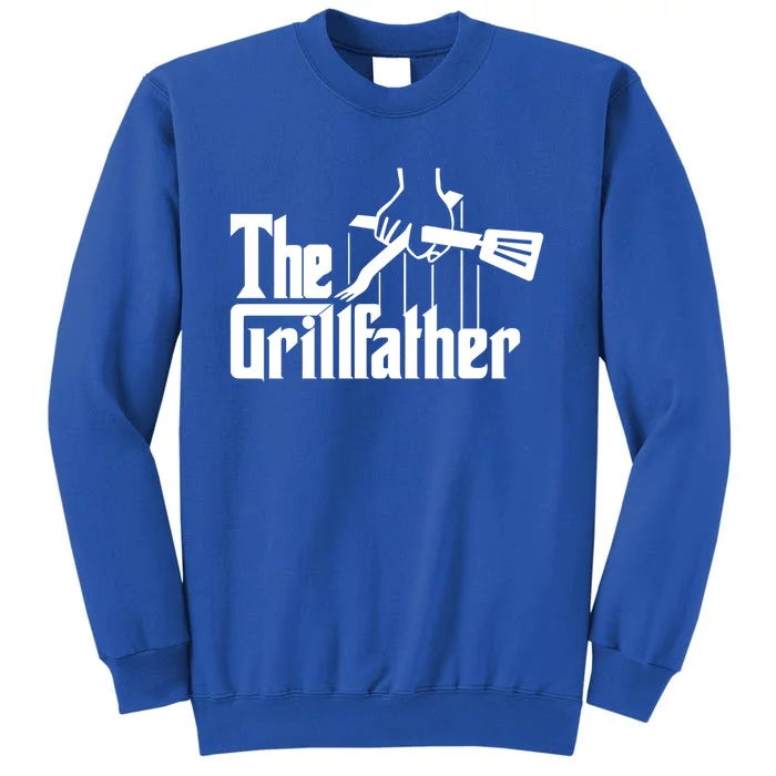 The Grillfather Funny Fathers Day Gift Grandfather Gift Tall Sweatshirt