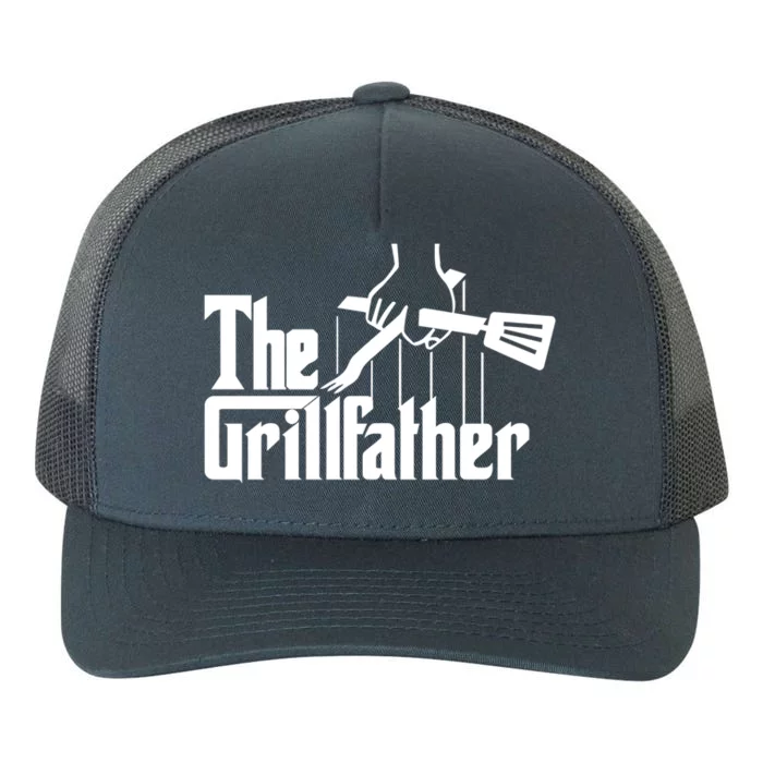 The Grillfather Funny Fathers Day Gift Grandfather Gift Yupoong Adult 5-Panel Trucker Hat