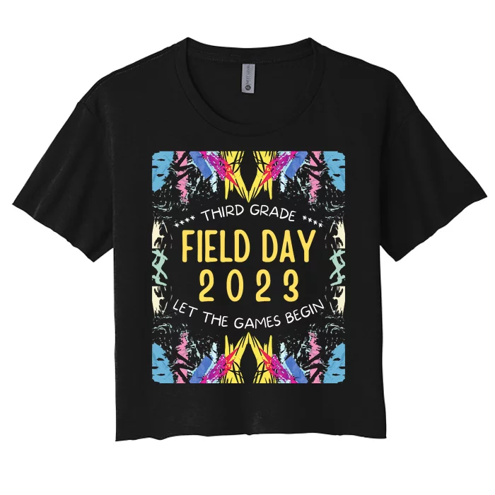 Third Grade Field Day Women's Crop Top Tee