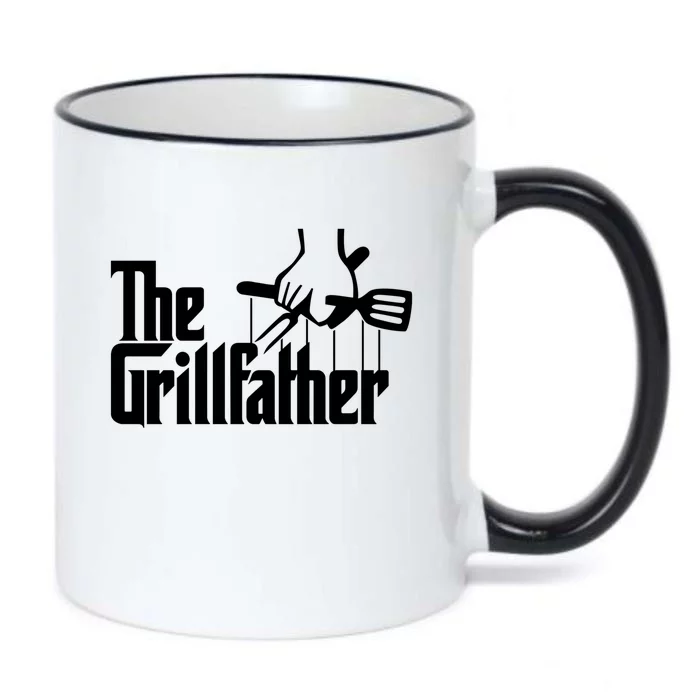 The Grillfather Funny Grilling Gift Black Color Changing Mug