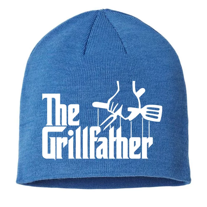 The Grillfather Funny Grilling Gift 8 1/2in Sustainable Knit Beanie