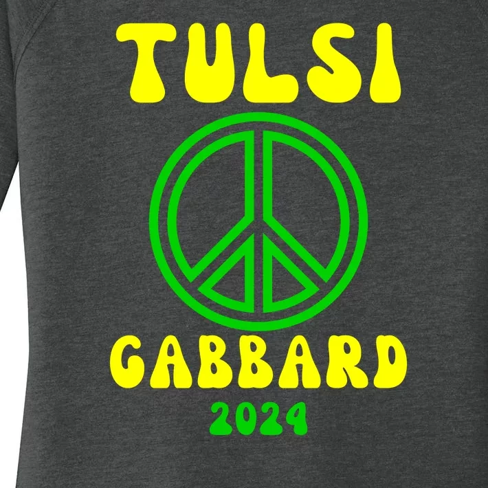 Tulsi Gabbard For President 2024 Women's Perfect Tri Tunic Long Sleeve Shirt