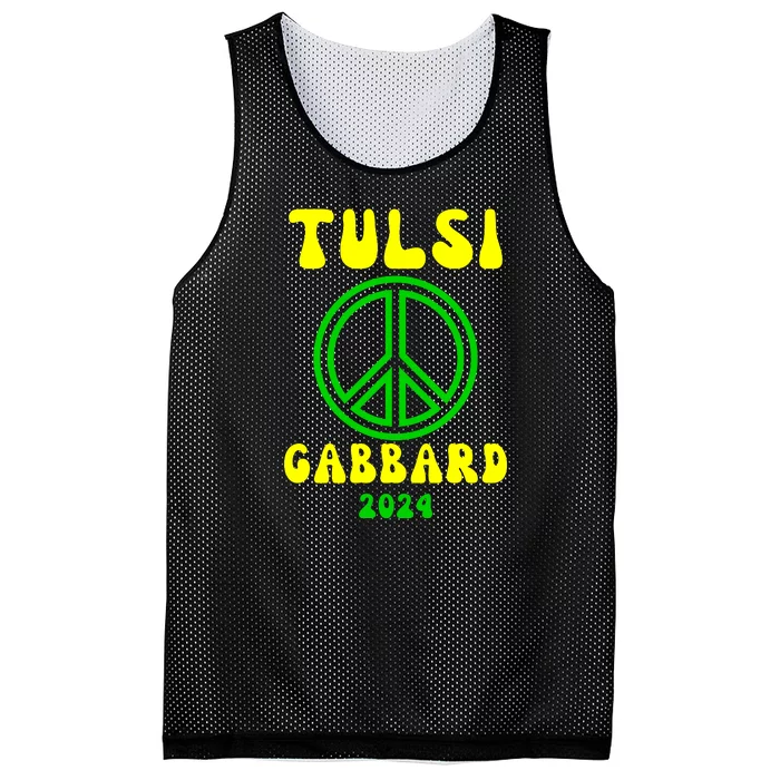 Tulsi Gabbard For President 2024 Mesh Reversible Basketball Jersey Tank