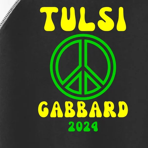 Tulsi Gabbard For President 2024 Toddler Fine Jersey T-Shirt