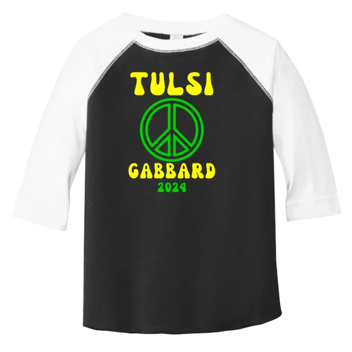 Tulsi Gabbard For President 2024 Toddler Fine Jersey T-Shirt