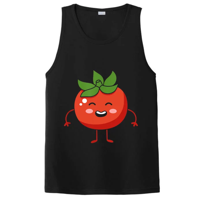 Tomato Gift Fruit Gift Tomato Lovers Fruit Gift Funny Themed Outfit Gift Performance Tank