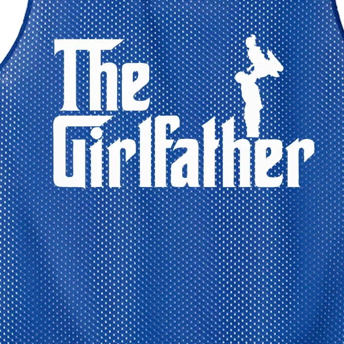 The Girl Father Gift Funny Dad Mesh Reversible Basketball Jersey Tank