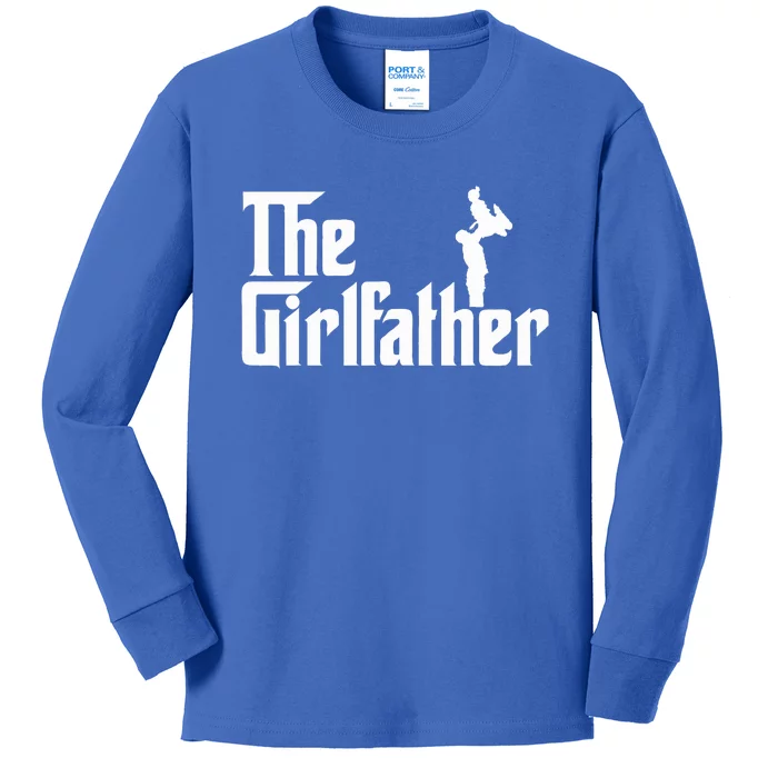 The Girl Father Gift Funny Dad Kids Long Sleeve Shirt