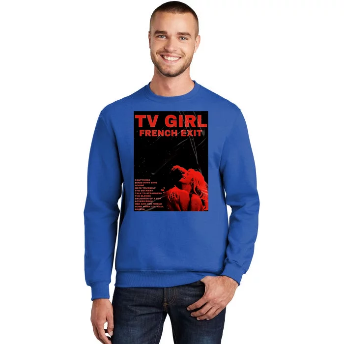 Tv Girl French Exit Album Vintage Tall Sweatshirt