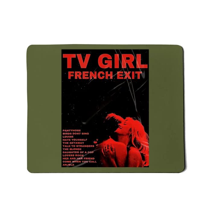 Tv Girl French Exit Album Vintage Mousepad