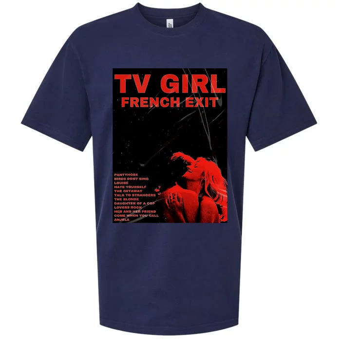 Tv Girl French Exit Album Vintage Sueded Cloud Jersey T-Shirt