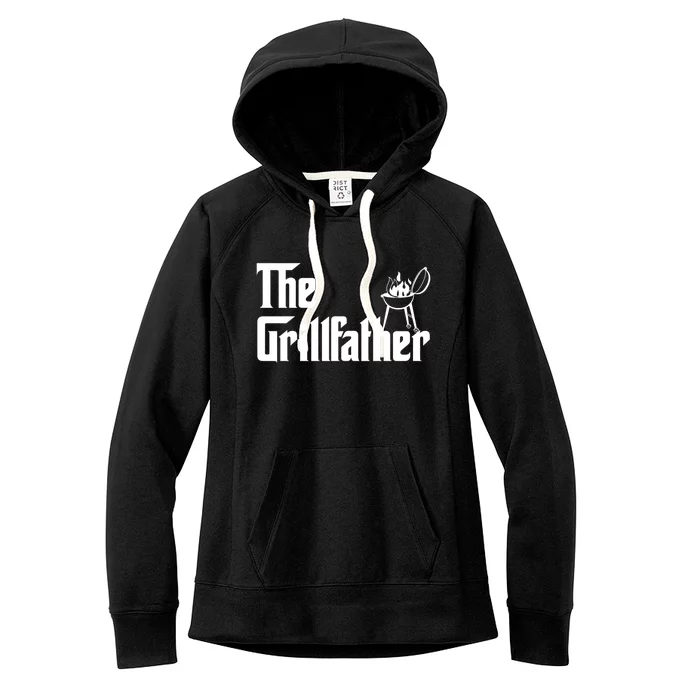 The Grillfather Funny Gift Grill Fan Gift Women's Fleece Hoodie