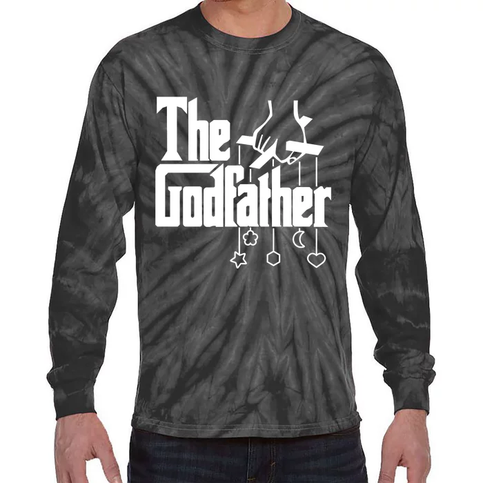 The Godfather Fathers Day Gift Tie-Dye Long Sleeve Shirt