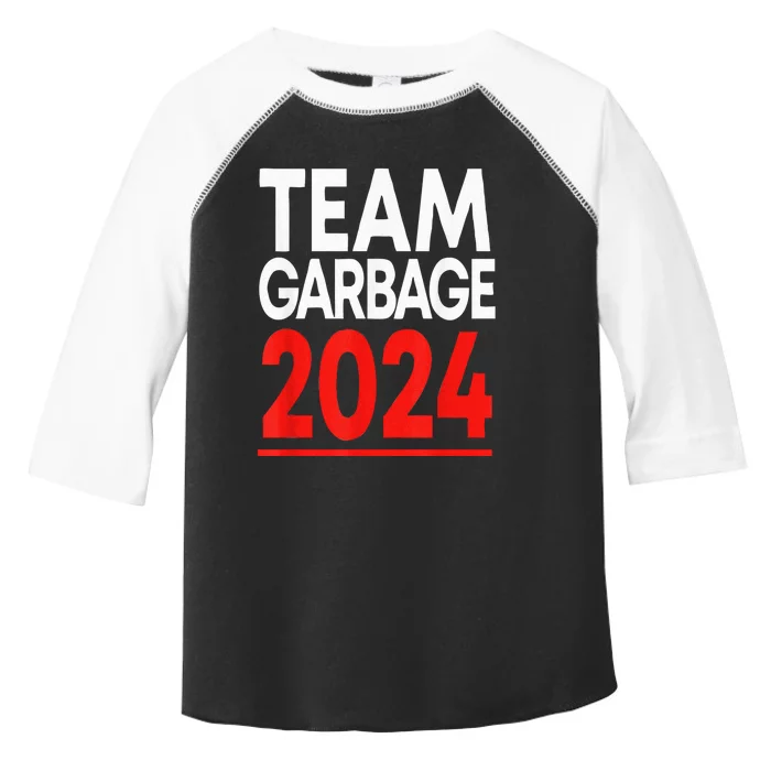 Team Garbage For Trump 2024 Elections 2024 Vote For Trump Toddler Fine Jersey T-Shirt