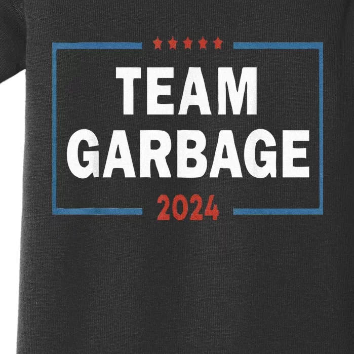 Team Garbage For Trump 2024 Baby Bodysuit