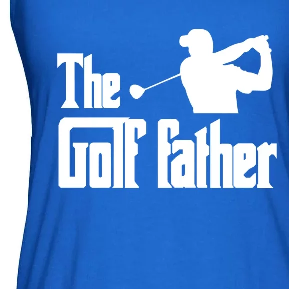 The Golf Father Funny Golf Dad Joke Pun Gift Ladies Essential Flowy Tank