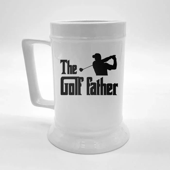 The Golf Father Funny Golf Dad Joke Pun Gift Front & Back Beer Stein