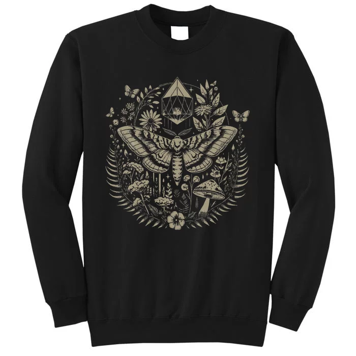 Therian Grunge Fairycore Aesthetic Luna Moth Sweatshirt