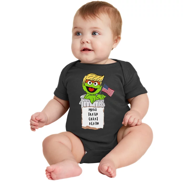 Trump Garbage Funny Gift Baby Bodysuit