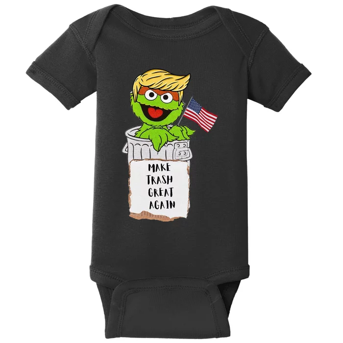 Trump Garbage Funny Gift Baby Bodysuit