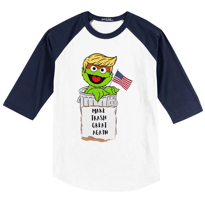 Trump Garbage Funny Gift Baseball Sleeve Shirt