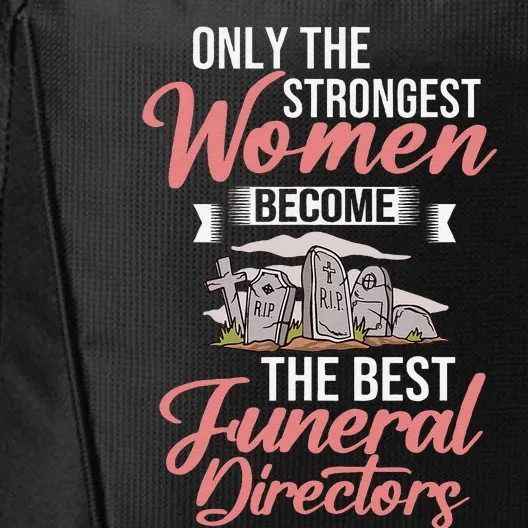 Tombstone Grave Funny Cemetery Funeral Director Mortician City Backpack